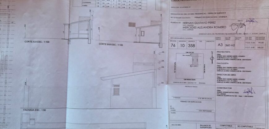 Venta Casa con Pileta Tierra de Sueños 3. Roldán